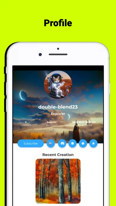 Creata AI Art & Chat سکرین شاٹس