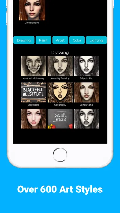 Creata AI Art & Chat سکرین شاٹس