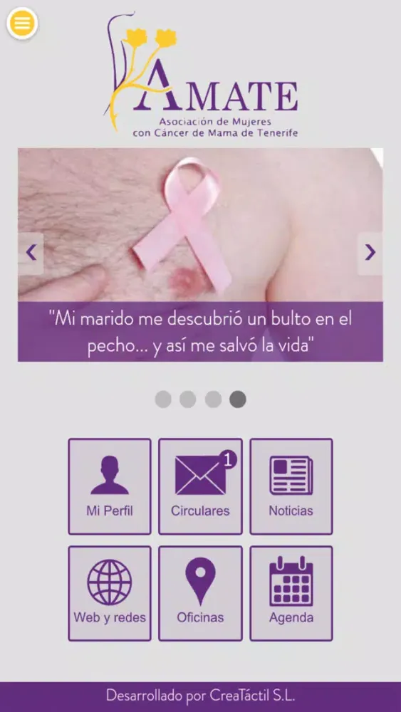 Tangkapan layar AMATE TENERIFE