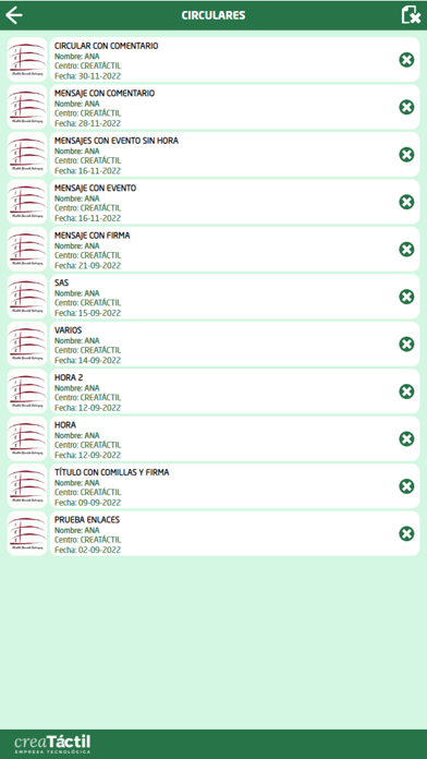 Capturas de tela do LATAM miColegioApp
