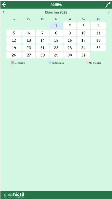 Capturas de tela do LATAM miColegioApp
