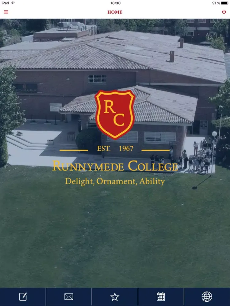 Capturas de pantalla de Runnymede College iPad 
