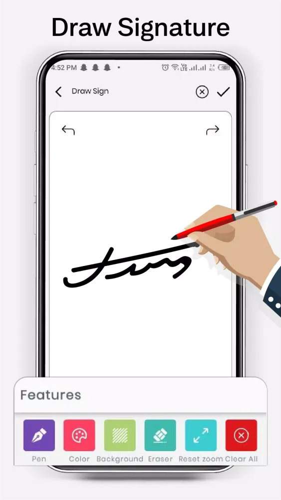 Create a Signature, Text Sign स्क्रीनशॉट