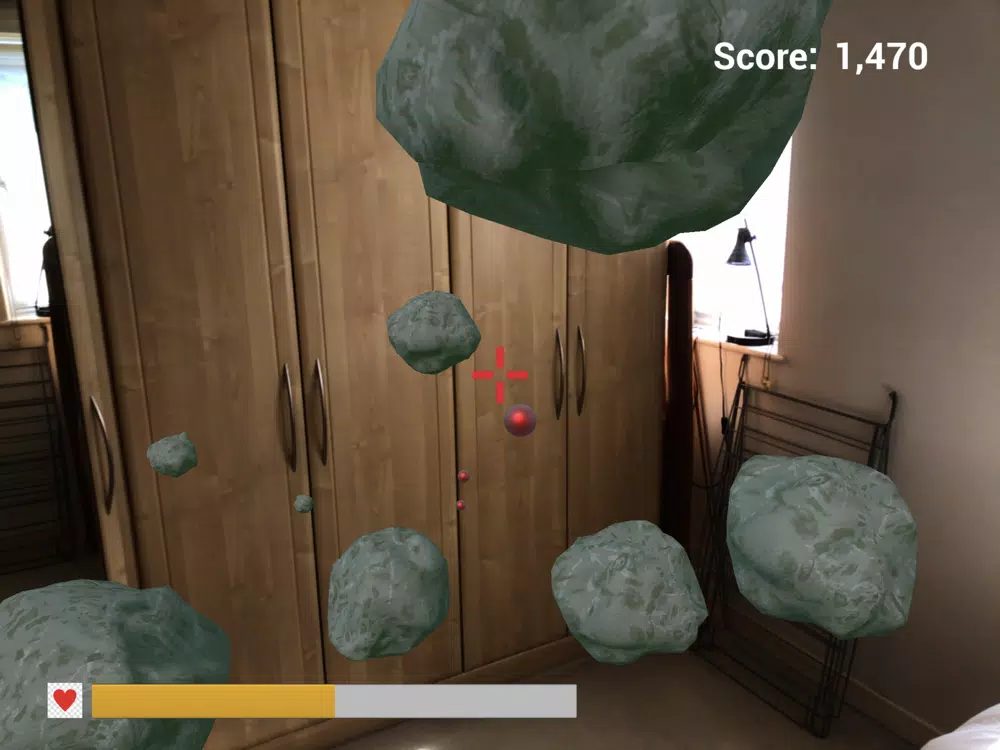 Tangkapan skrin Asteroid Recon iPad 