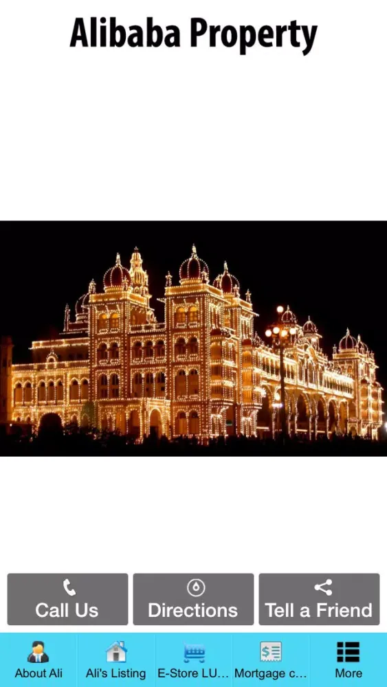 Ảnh chụp màn hình của Alibaba Property