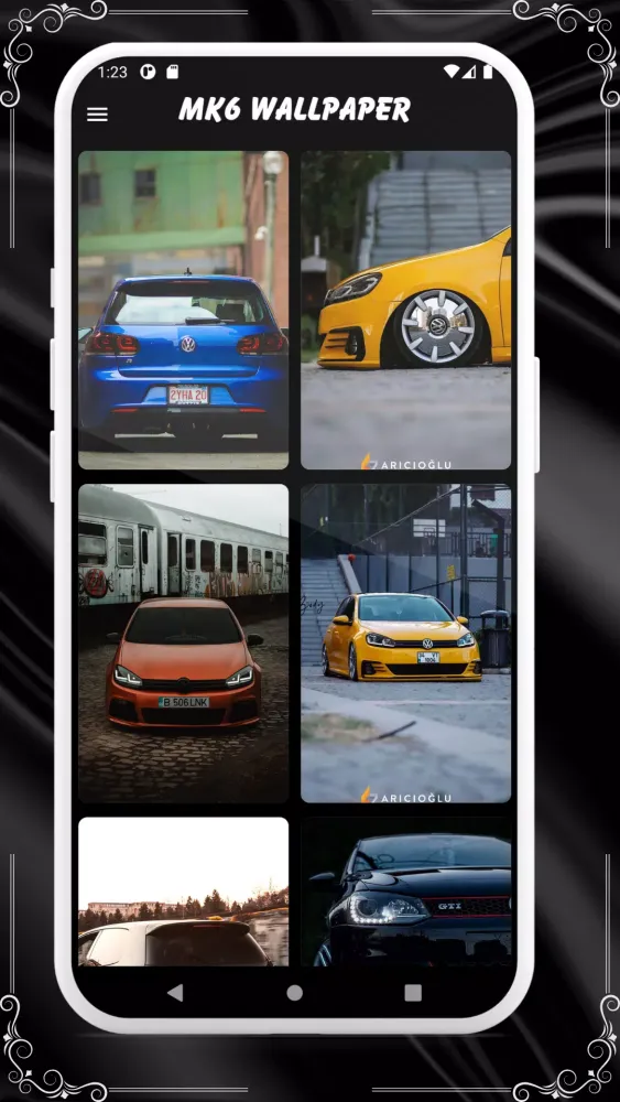Capturas de tela do Golf Mk6 Wallpaper