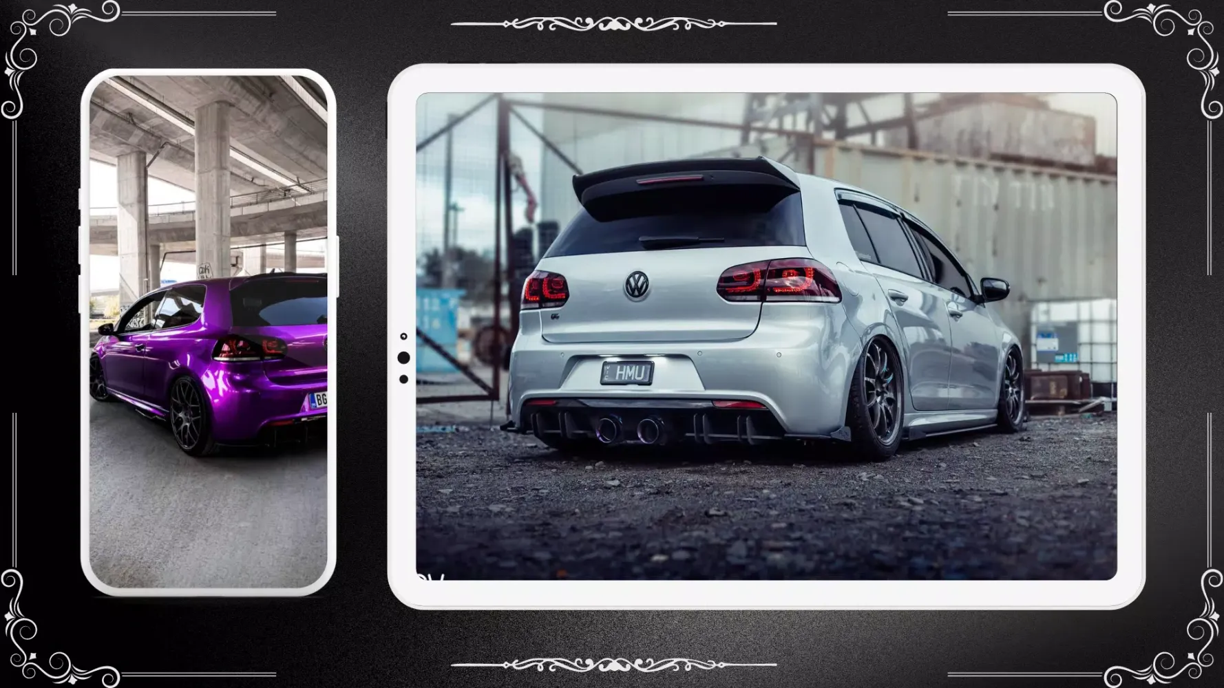 Capturas de tela do Golf Mk6 Wallpaper