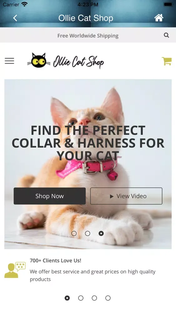 Ollie Cat Shop Screenshots