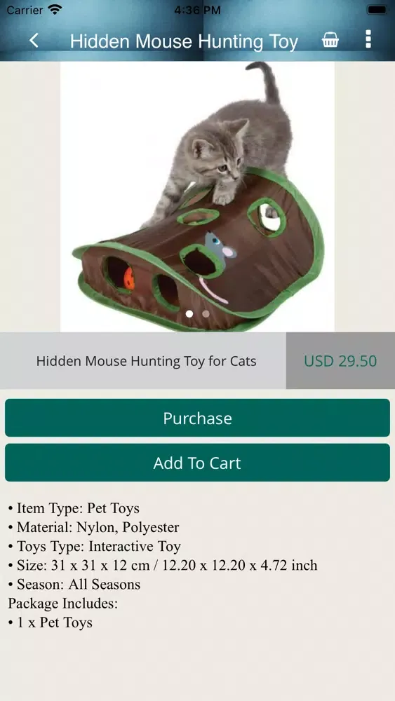 Ollie Cat Shop Screenshots