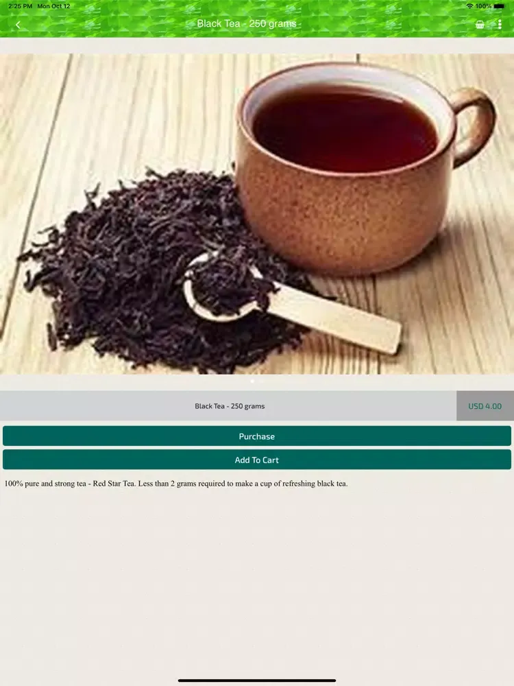 Tea Powder iPad  स्क्रीनशॉट