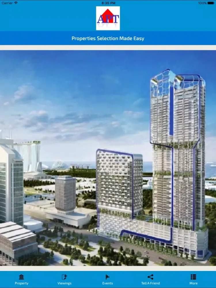 Скриншоты APT Property iPad 