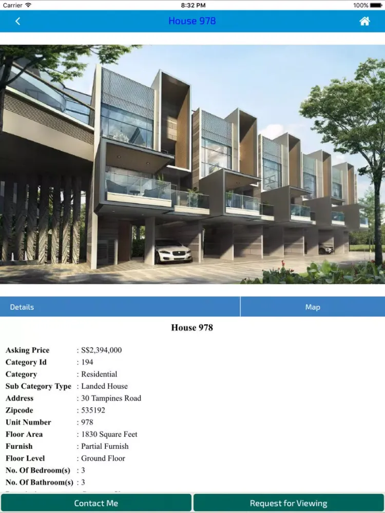 Скриншоты APT Property iPad 