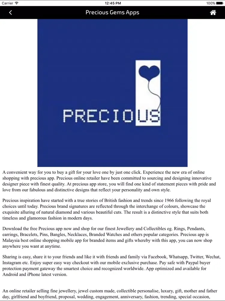 تصاویر Precious Gems iPad 