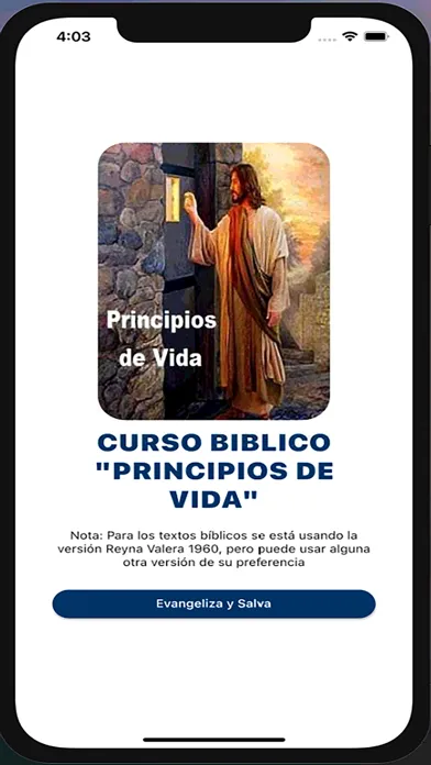 Capturas de tela do Curso Fe y doctrina