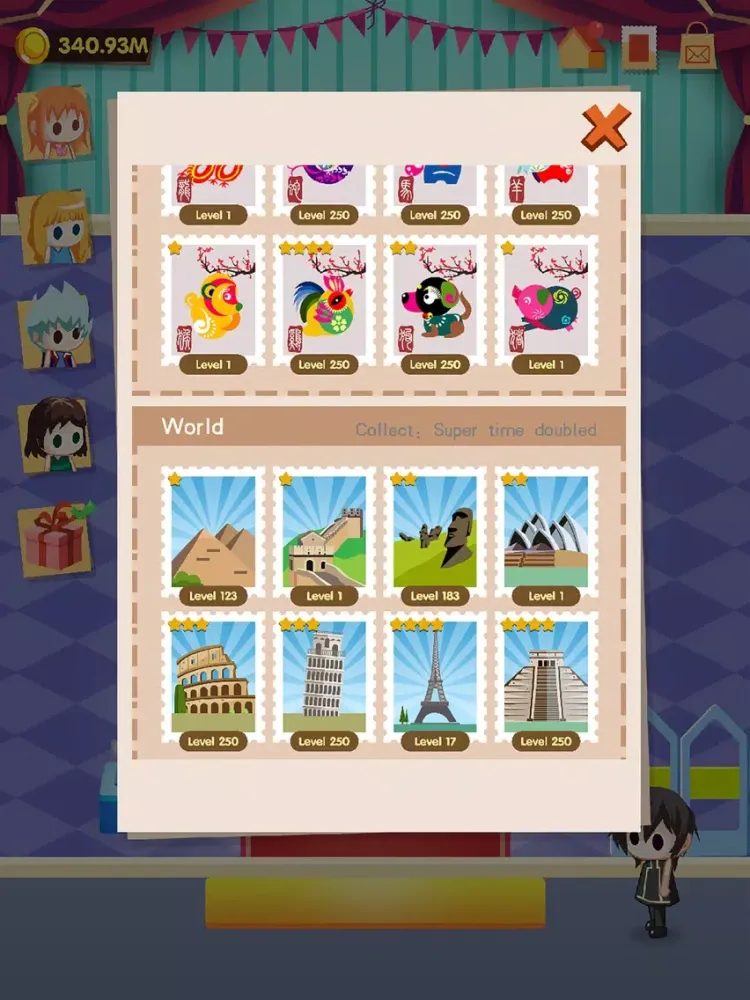 Tangkapan skrin Stamp Shop iPad 