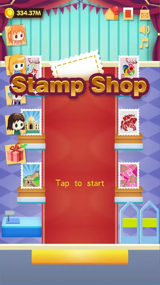 Tangkapan skrin Stamp Shop