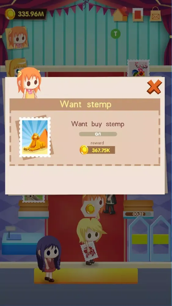 Tangkapan skrin Stamp Shop
