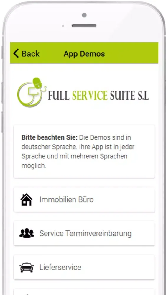 ภาพหน้าจอของ Full Service Suite S.L