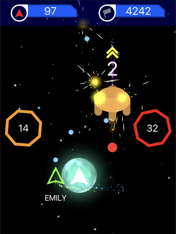 Zrzuty ekranu Space Survival: 2D Asteroids iPad 