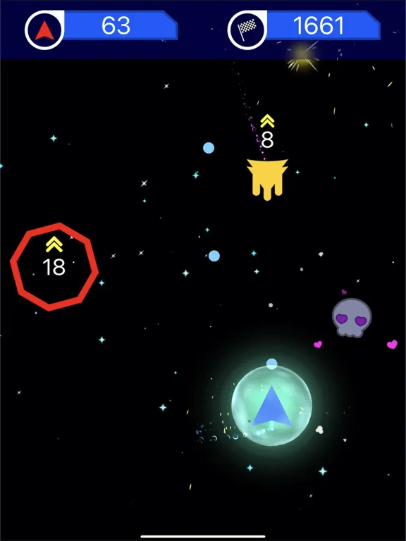 Zrzuty ekranu Space Survival: 2D Asteroids iPad 