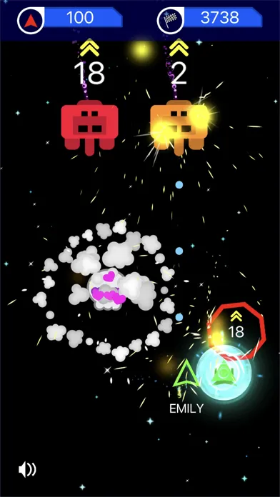 Zrzuty ekranu Space Survival: 2D Asteroids
