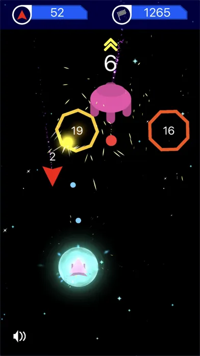 Zrzuty ekranu Space Survival: 2D Asteroids