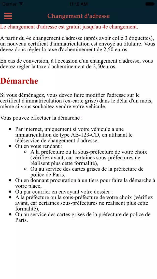 Calcul carte grise應用截圖