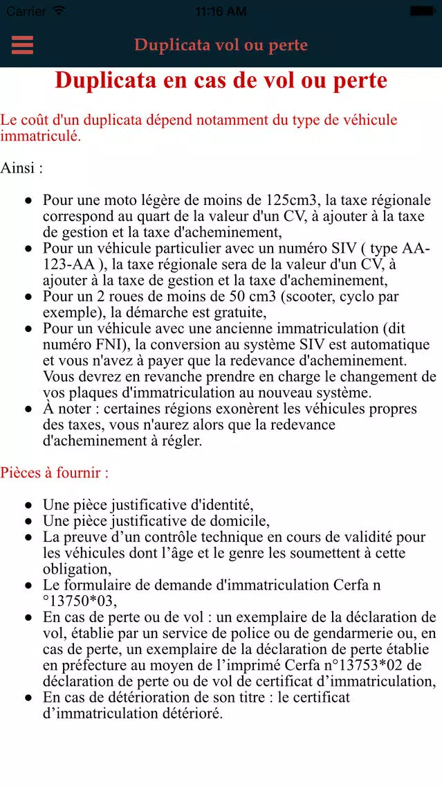 Calcul carte grise應用截圖