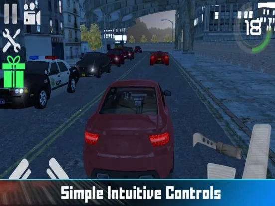 Ảnh chụp màn hình của City Car Drag Driving iPad 