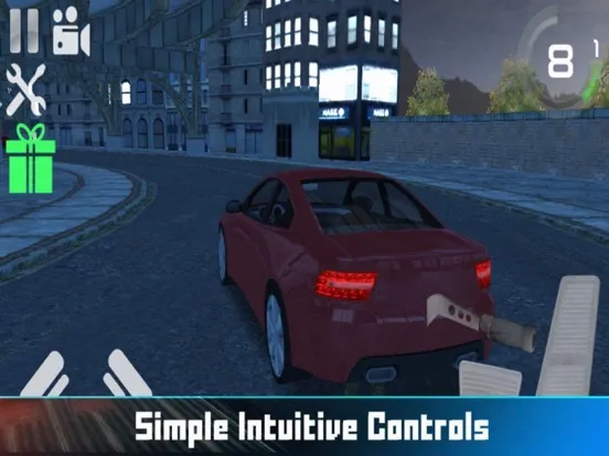 Ảnh chụp màn hình của City Car Drag Driving iPad 