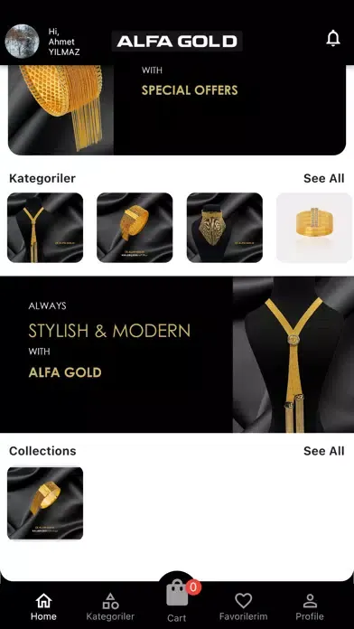 Ảnh chụp màn hình của Alfa Gold