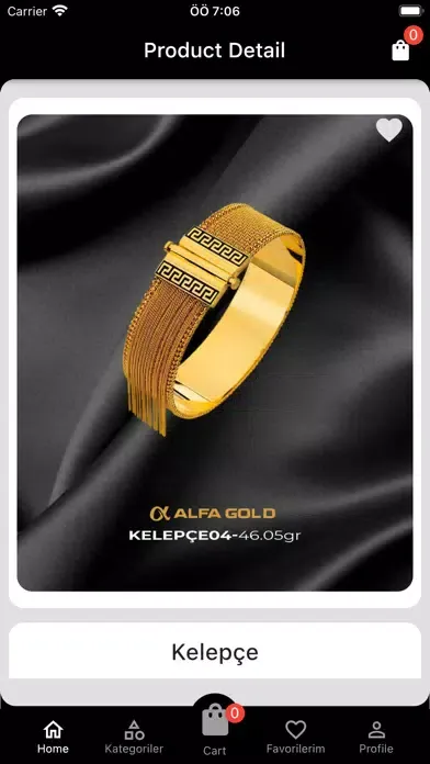 Ảnh chụp màn hình của Alfa Gold