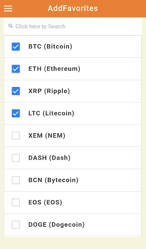 Live Coin Rate - CryptoCurrenc Screenshots