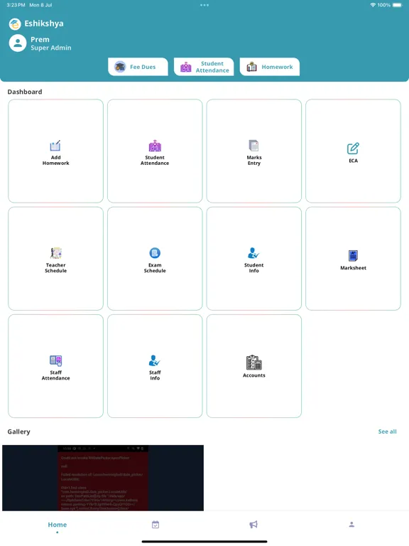New Ceres English Sec School iPad  스크린샷