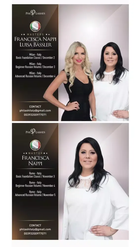 Ảnh chụp màn hình của PhiBrows Italia