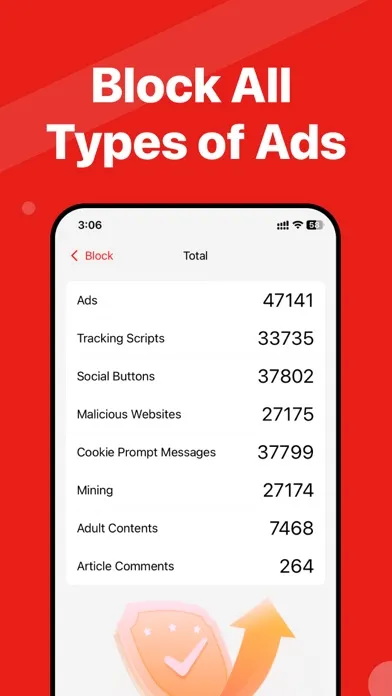 Tangkapan skrin Ads Blocker - Fast & Complete