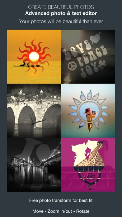 Easy Shaper – Creative Photo Shape Mask Collage Screenshots