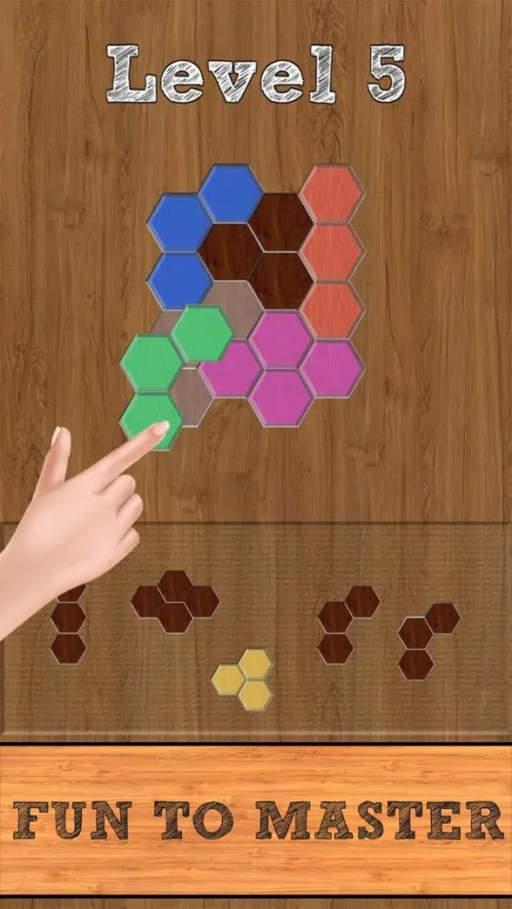 Woody Puzzle - Hexa Merged! 스크린샷