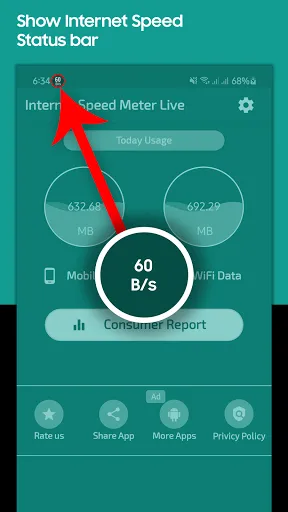 Internet Speed Meter Live應用截圖
