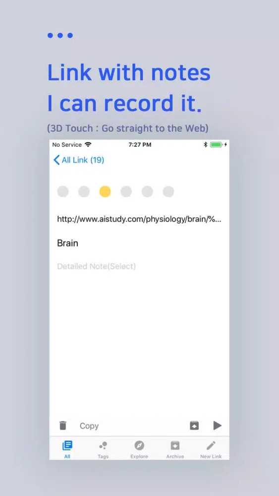 Capturas de pantalla de LinkMemo