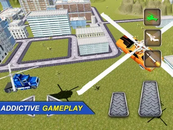 Tangkapan layar Real Flying Jet Car: Simulator futuristic Flight iPad 