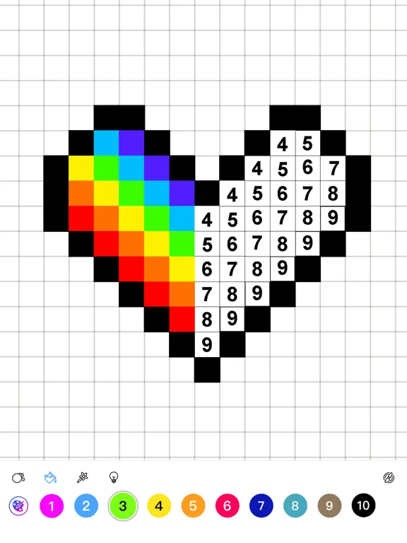 Captures d'écran de Colors by Number® – No.Draw® iPad 