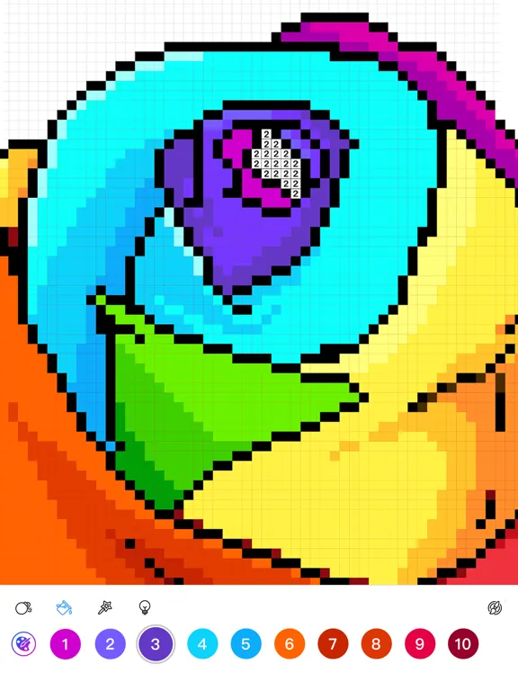 Captures d'écran de Colors by Number® – No.Draw® iPad 