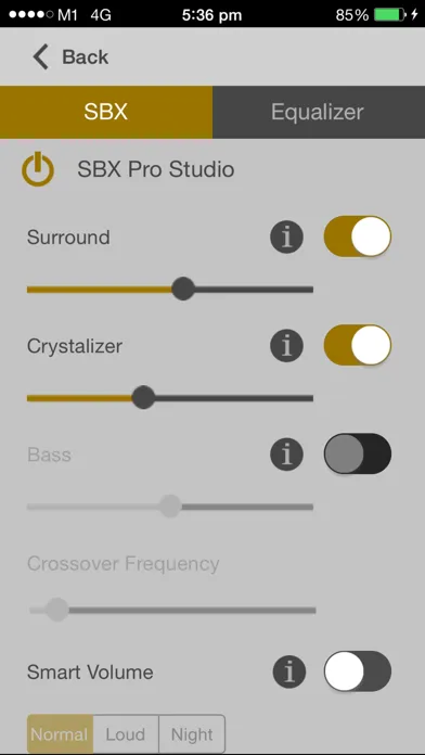 Sound Blaster X7 Control স্ক্রিনশট