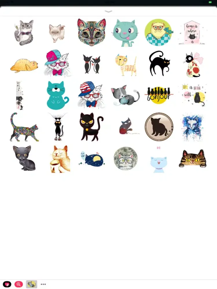 Captures d'écran de Cats Lover Stickers iPad 