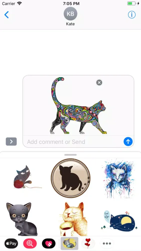 Captures d'écran de Cats Lover Stickers