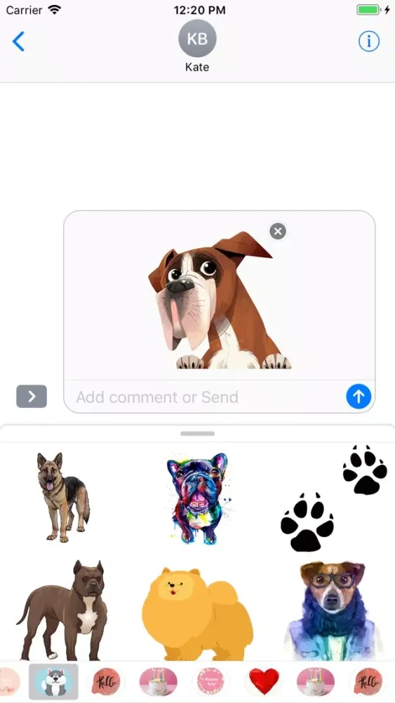 Dogs Lover Stickers স্ক্রিনশট