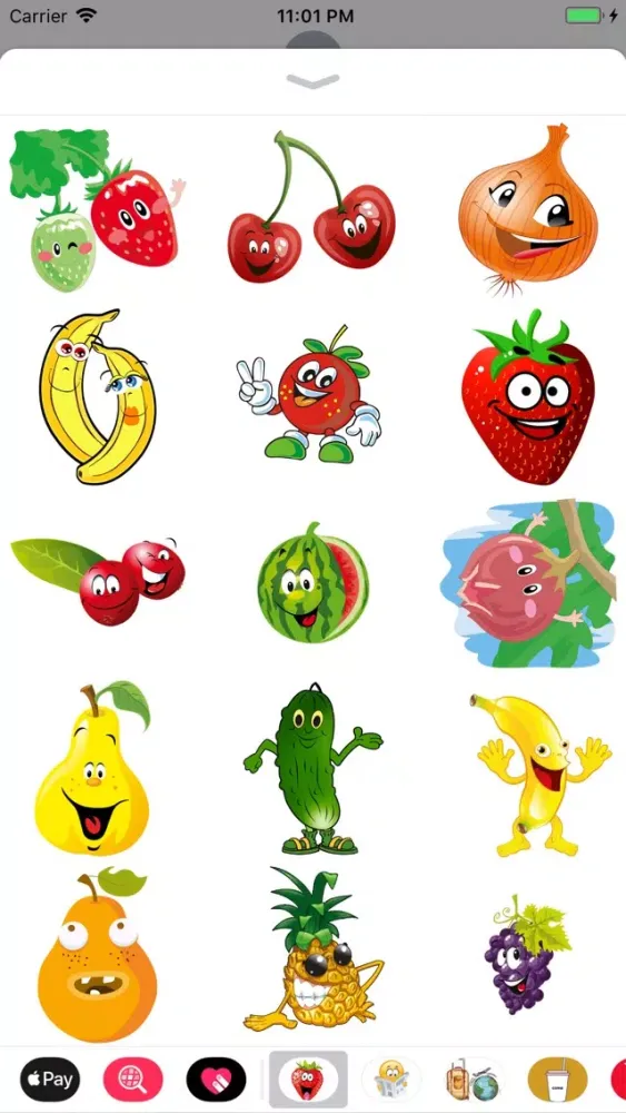 Fruit Face Emoji 스크린샷