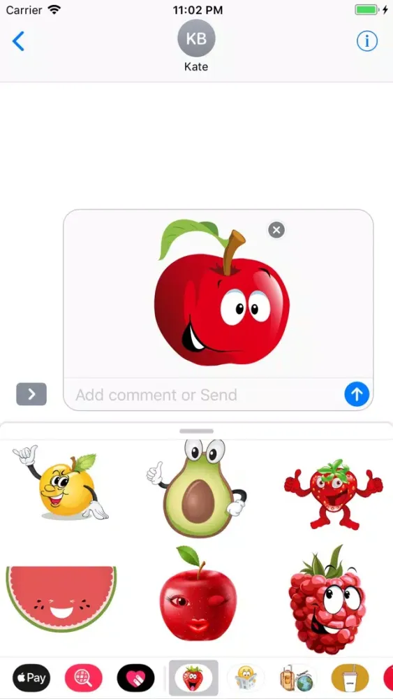 Fruit Face Emoji 스크린샷