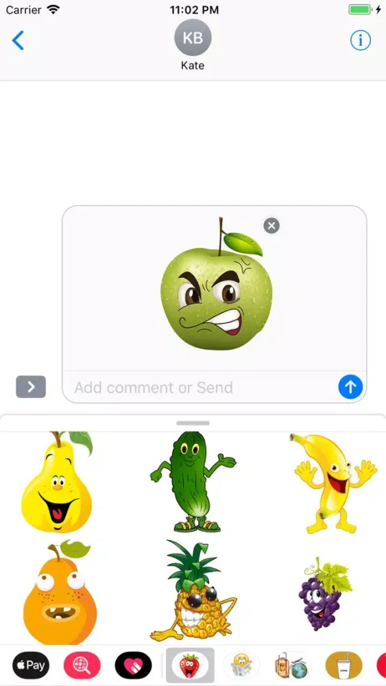Fruit Face Emoji 스크린샷